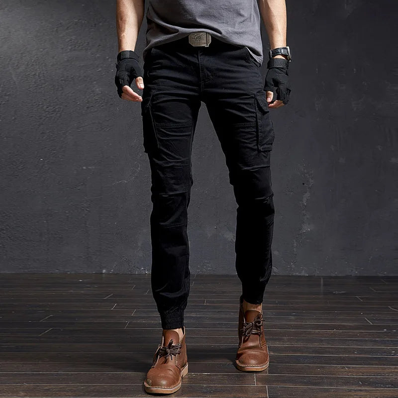 Fashion High Quality Slim Camouflage Casual Tactical Cargo Pants Male Streetwear Harajuku Joggers Men Clothing Camo Trousers - You Offer