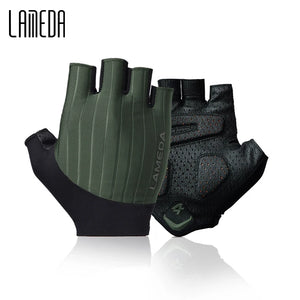 Lameda Bicycle Gloves Half Finger High Elasticity Men's Cycling Gloves Anti-slip Summer Gloves Shock-absorbing Bike Accessories