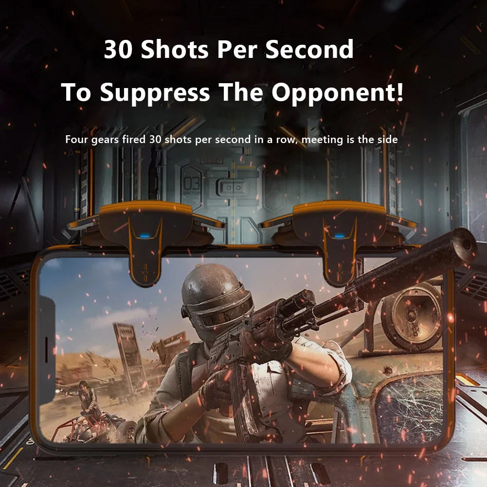 AK05 Game Controller For PUBG Mobile Phone Fire Aim Shoot Button Gamepad Trigger L1R1 Shooter Joystick Gaming Accessories