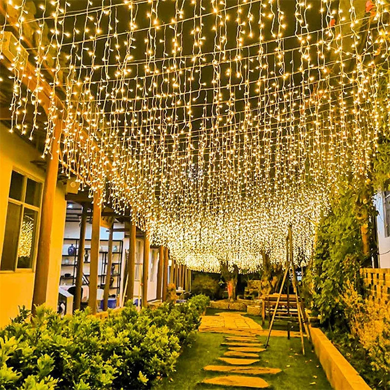 LED Garland String Lights 10m 30m 50m 100m Christmas Tree Wedding Decoration Waterproof Fairy Light Indoor Outdoor 220V EU Lamp