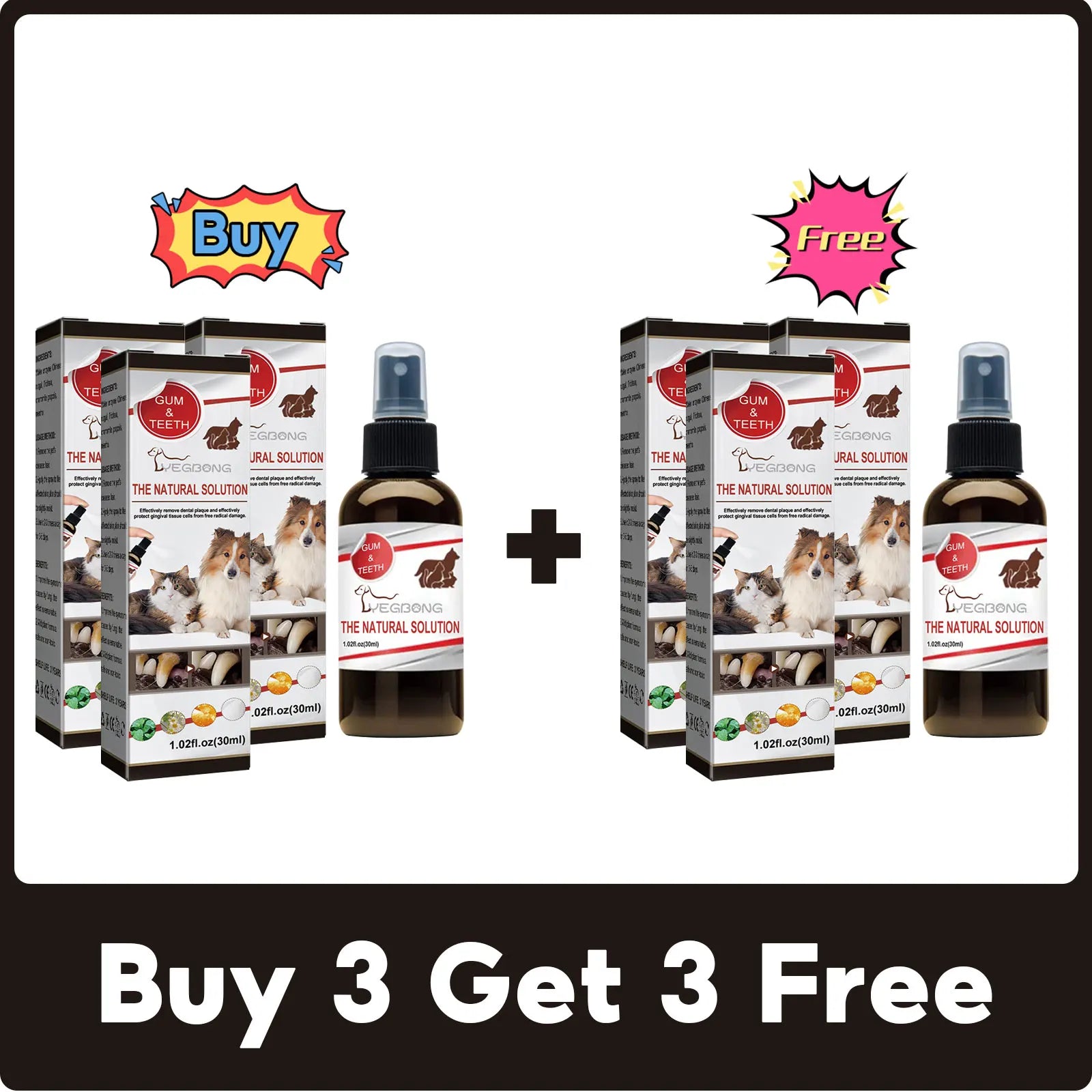 Pet Oral Care Spray Teeth Cleanse Tartar Removal Dental Care Deodorization Remove Bad Breath Freshener Dog Mouth Cleaning Liquid