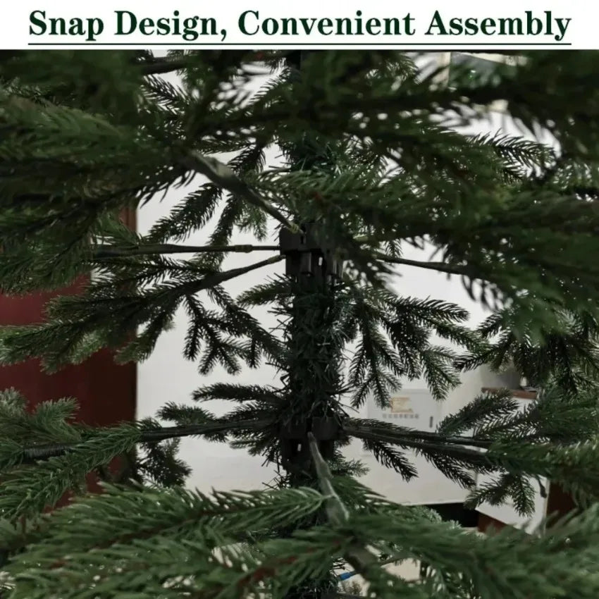 Artificial Christmas Tree 100% PE Encryption Material with Lights Large Christmas Tree 1.2m to 2.4m Family Christmas Decorations