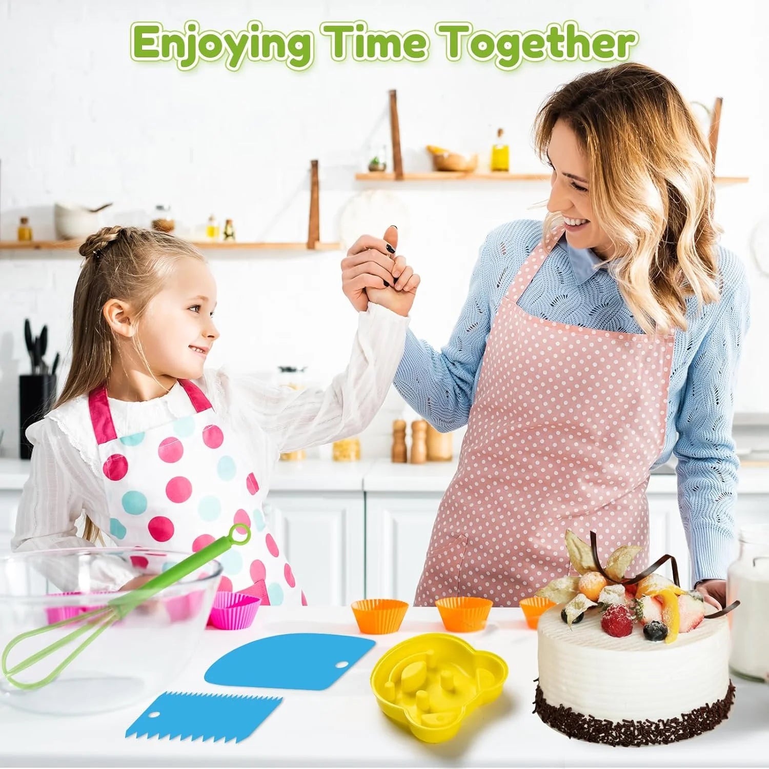 17PCS Kids Cooking Sets Real Cooking Montessori Kitchen Toys for DIY Plastic Kitchen Accessories Tools Toddlers Kids Safe Knives - You Offer