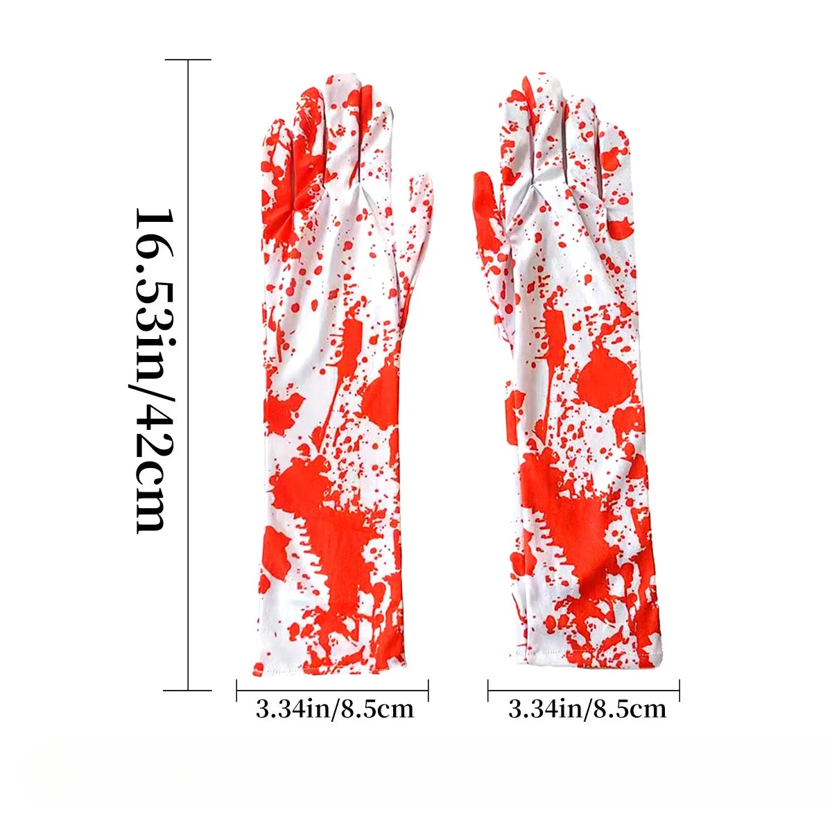 Halloween Gloves Scary Atmosphere Decorated Blood Gloves Blood Socks Party Costume Blood Mark Props Halloween Decorative Prop