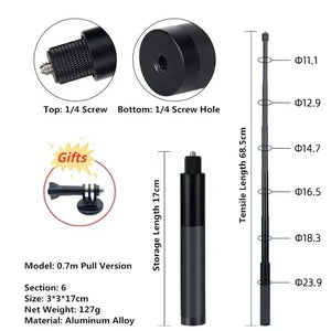 For Insta360 X5 X4 Invisible Selfie Stick Bullet Time Bundle Handle for Insta360 X4 Ace Pro 2 GoPro Panoramic Camera Accessories