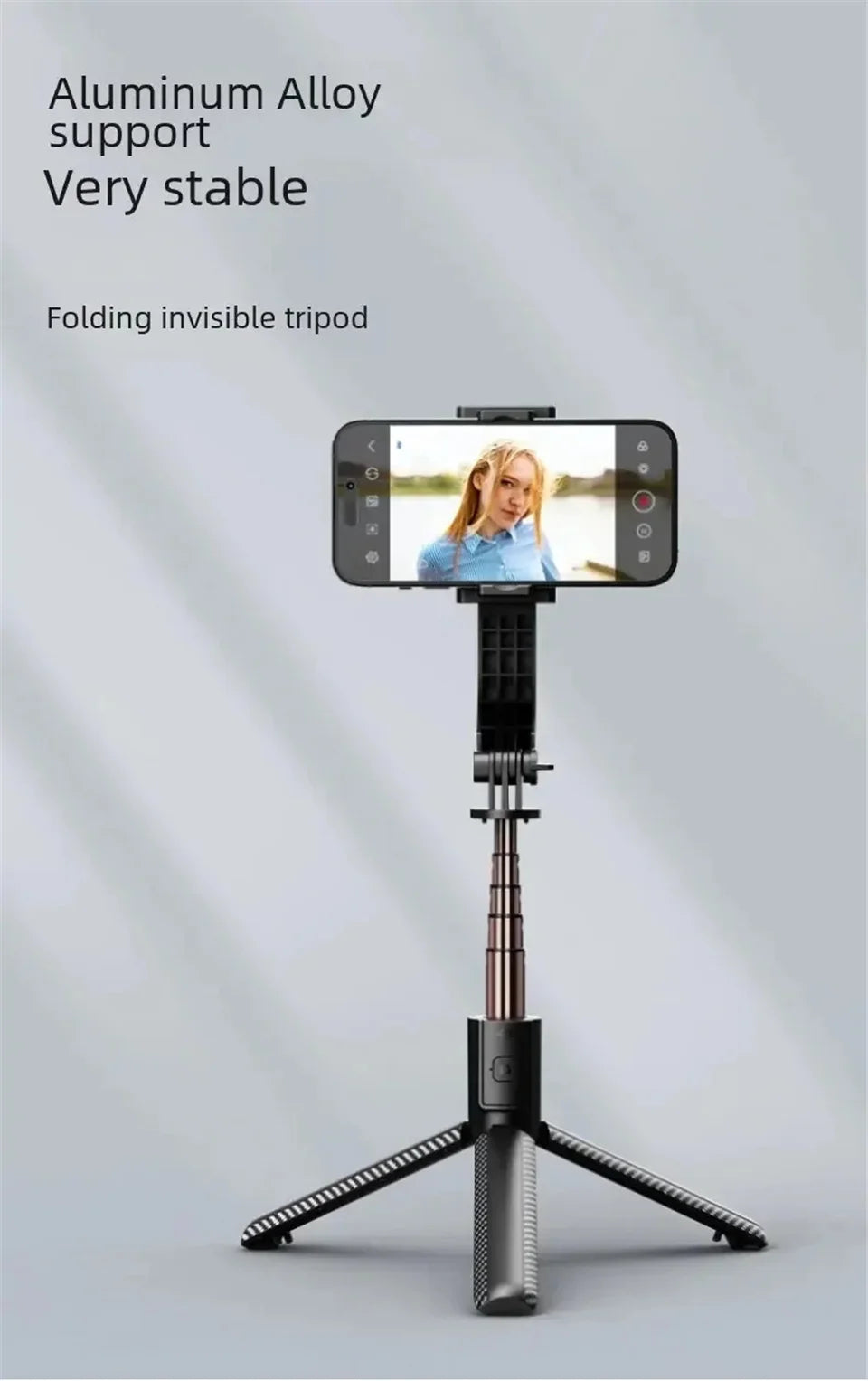 Roreta Telescopic Selfie Stick Tripod Monopod Stand Mobile Phone Support Wireless Gimbal Stabilizer For iOS Android Holder
