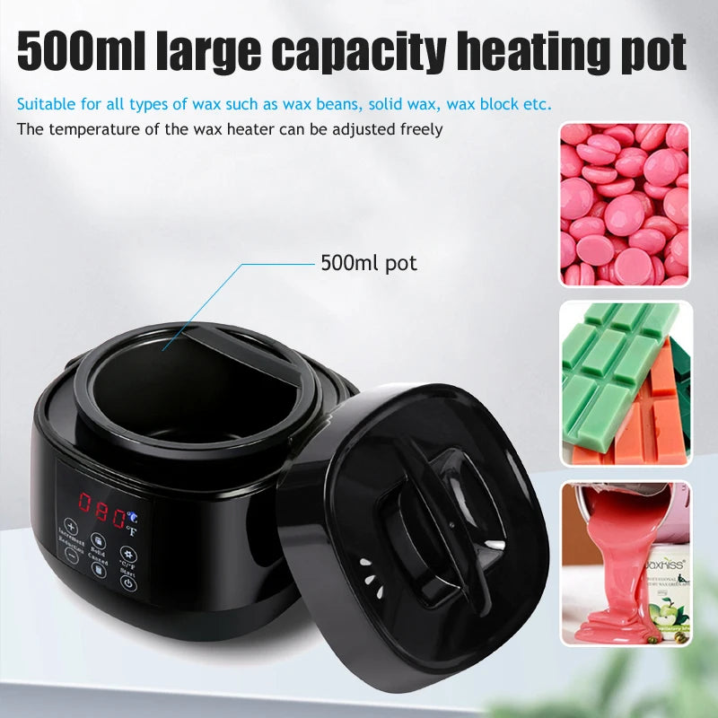 Wax Heater for Hair Removal Waxing Warmer Dipping Pot Wax Melting Machine Depilation Paraffin Warmer