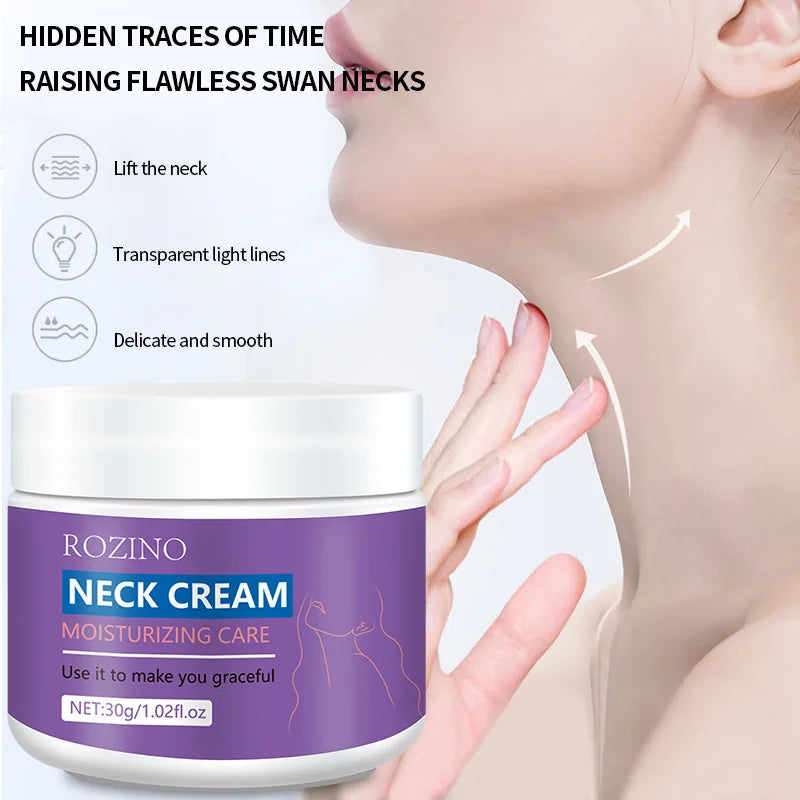 Instant Neck Cream Remove Wrinkle Anti-Aging Firming Whitening Moisturizing Nourishing Smooth Tighten Skin Care Beauty Health