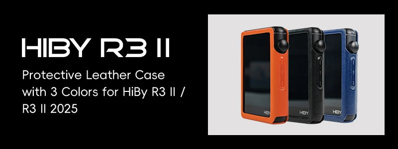 HiBy R3 II 2025 / R3 Gen 2 Music Player Bluetooth 5.1 WiFi MQA16X DSD256 Web Radio USB Audio Dongle DAC X1600E ES9219C 3.2‘’