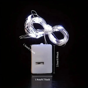 4PC/10PC/40PC LED2M20LED Fairy Battery Powered String Light,excluding battery,Used for Wedding,Party,Bedroom,Bouquet Decoration