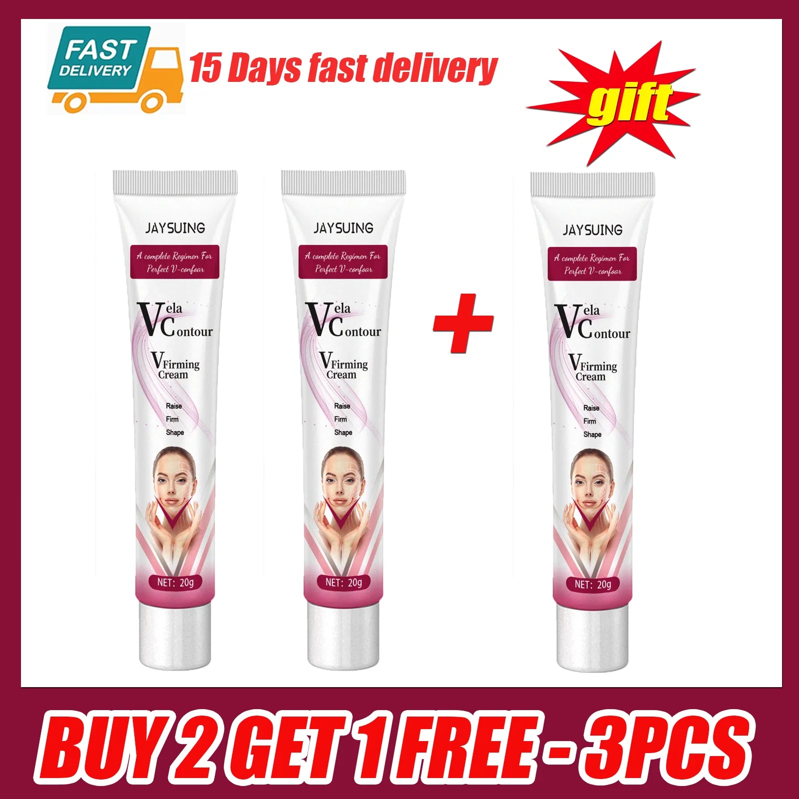 V-Shape Face Slimming Cream Remove Double Chin Firming Lifting Face Line Fat Burning Anti Aging Beauty Massage Care Products