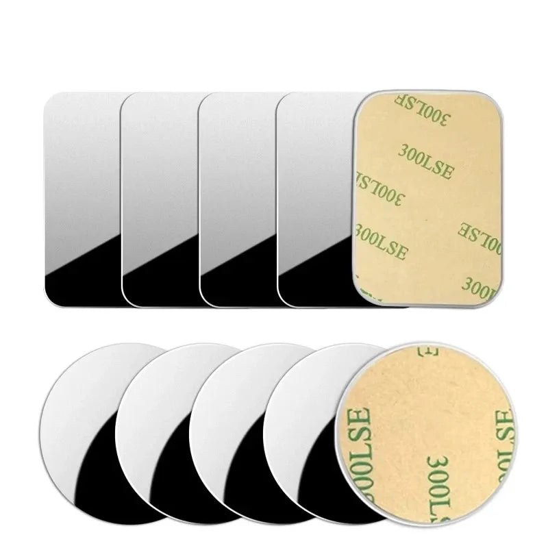 Magnetic Metal Plate For Car Phone Holder Universal Iron Sheet Disk Sticker Mount Mobile Phone Magnet Stand For IPhone Huawei