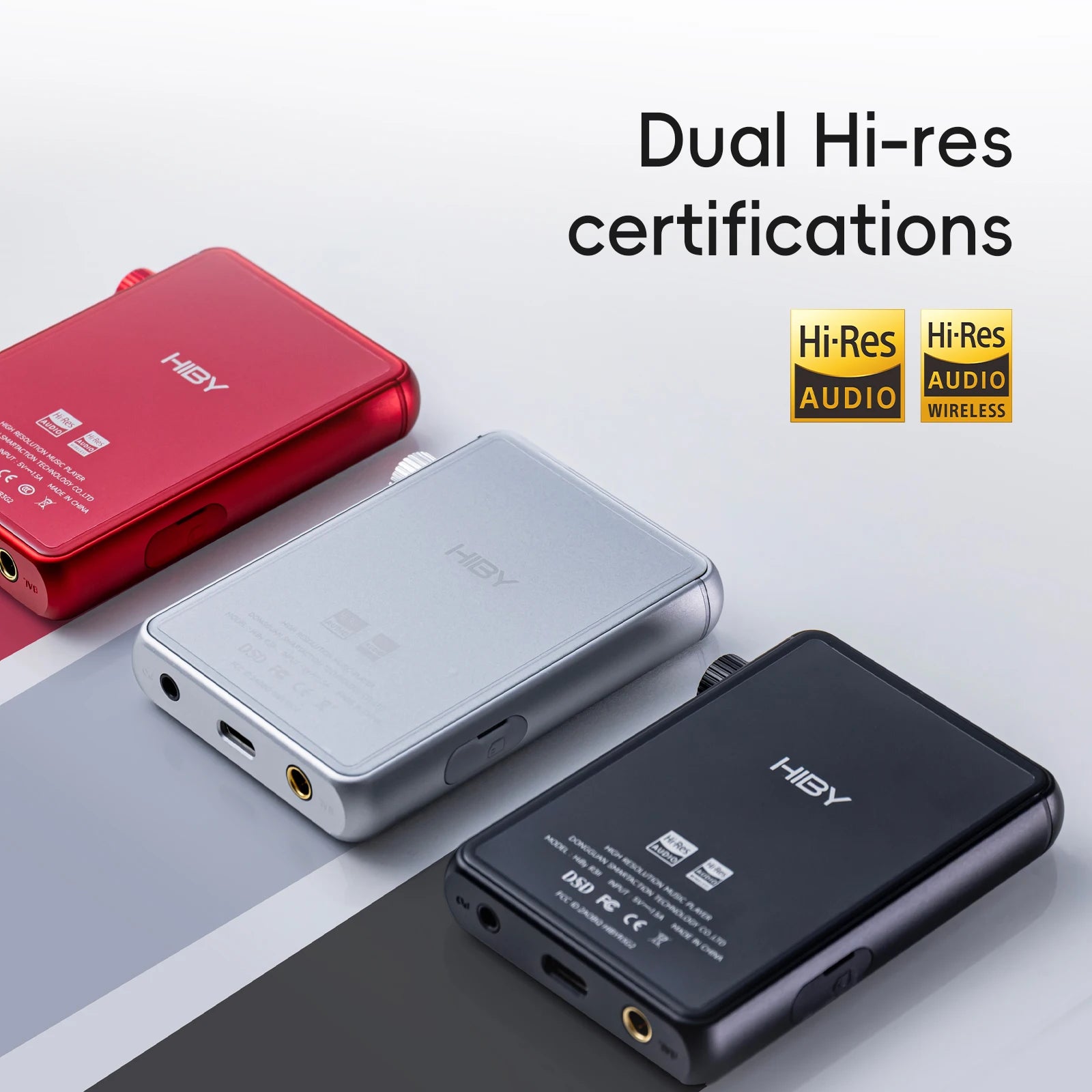 HiBy R3 II 2025 / R3 Gen 2 Music Player Bluetooth 5.1 WiFi MQA16X DSD256 Web Radio USB Audio Dongle DAC X1600E ES9219C 3.2‘’