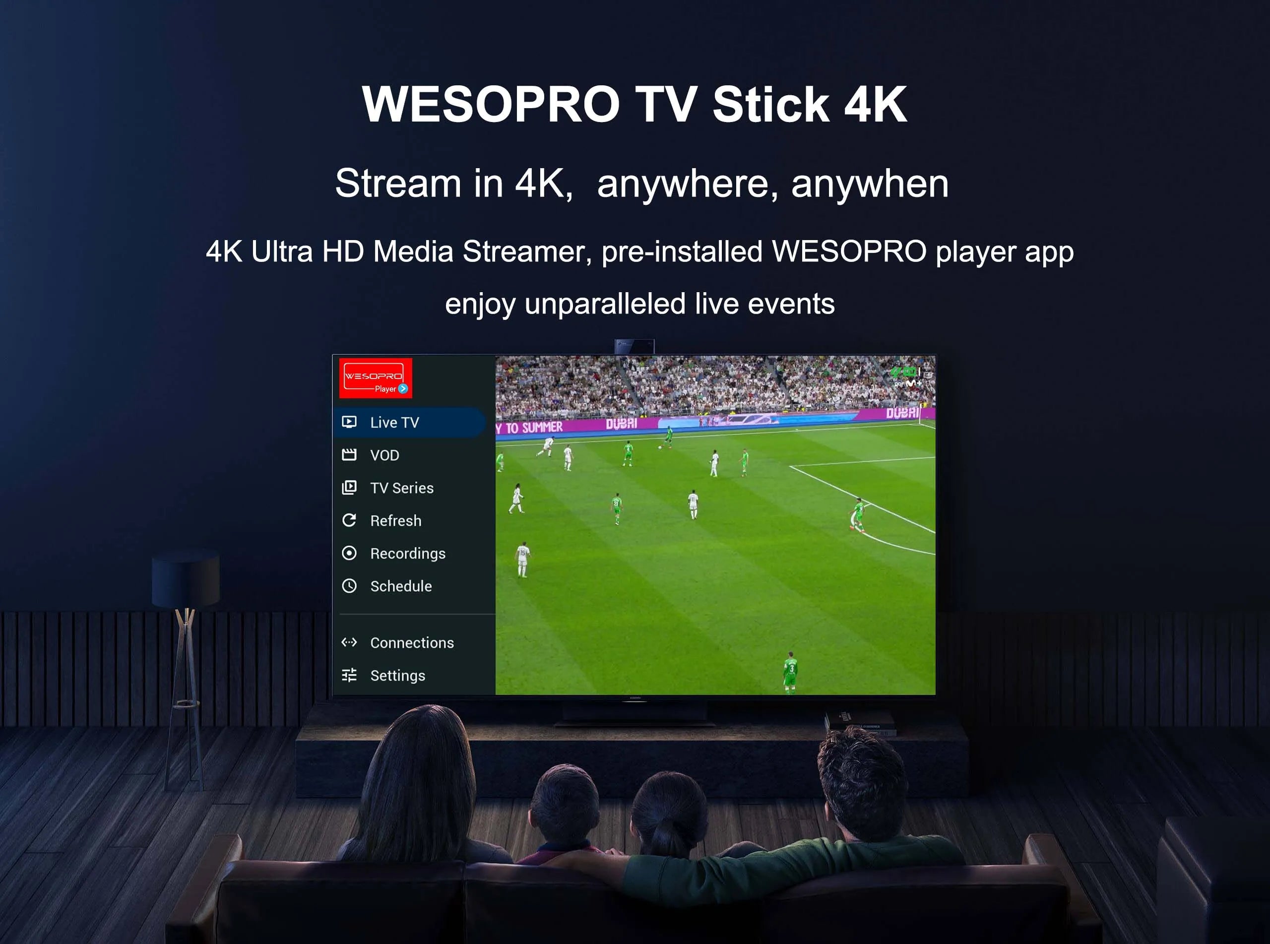 WESOPRO Android TV Stick G2 Lite Plus IPTV Dongle 1GB 2GB RAM 8GB ROM 2.4GHz 5.0GHz Wifi 4K Decoding Streaming Media Fire Stick - You Offer