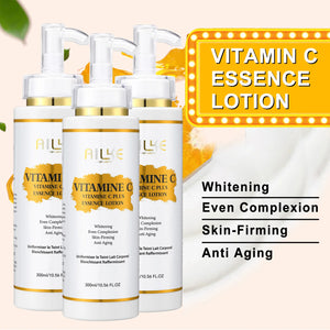 AILKE Lightening Body Cream, With Vitamin C, Hyaluronic Acid, Shea Butter, Reduce Black Spots, Even Skin Tone, Hydration Lotion