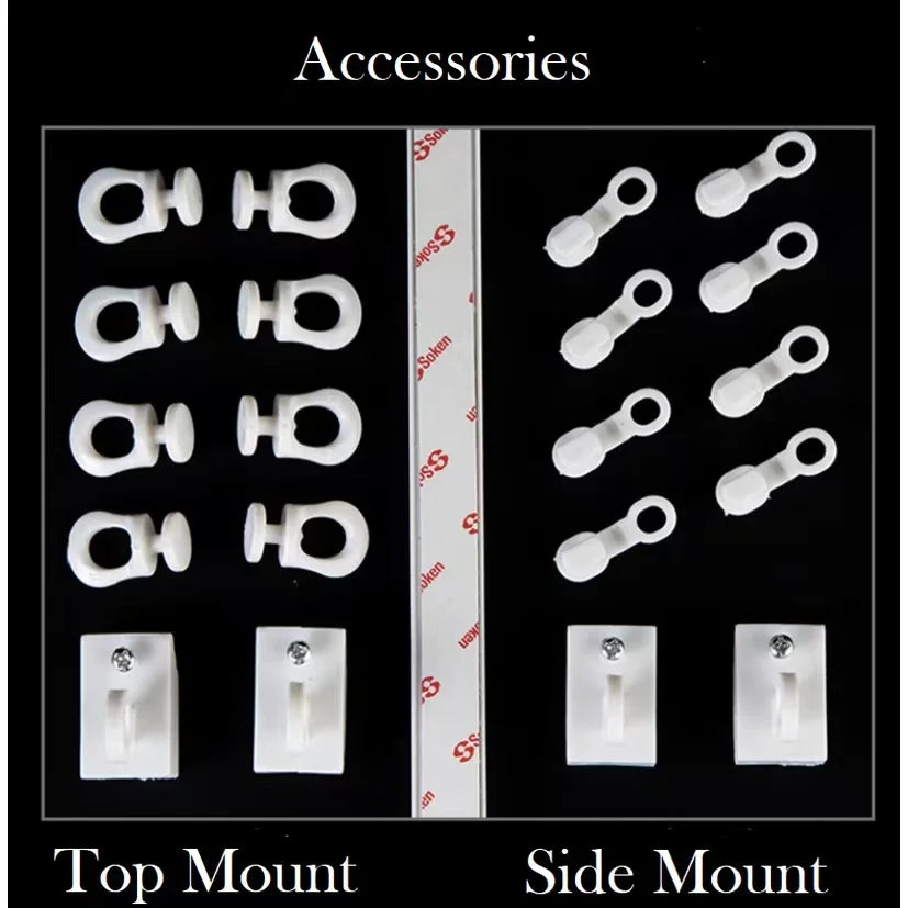 Self Adhesive Curtain Sliding Track Without Punching Nano Silent Track Top Mounted Side Mounted Home Window Decor Accessorie