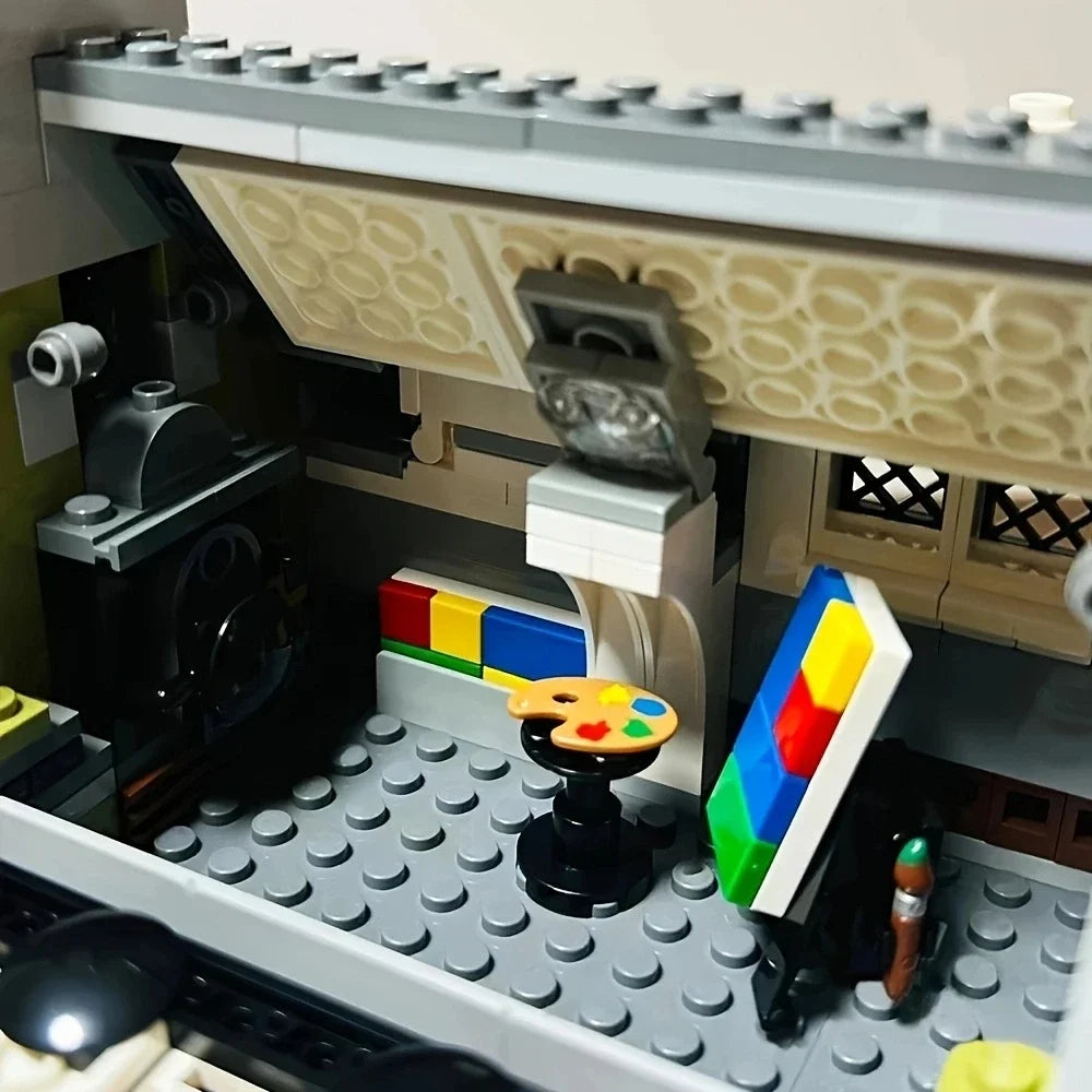 Creative Expert BrickBank Street View Building Blocks Assembly Model Sets Educational Toys Decor Gift For Kids Adults 10251