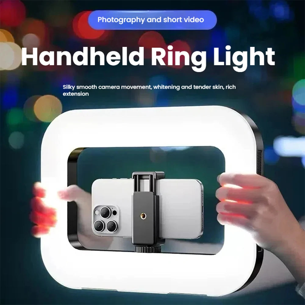 Live Fill Light Rechargeable 4000mAh Adjustable Brightness LED Lights Phone Camera Selifie Light Photo Graphy Portable LED Light