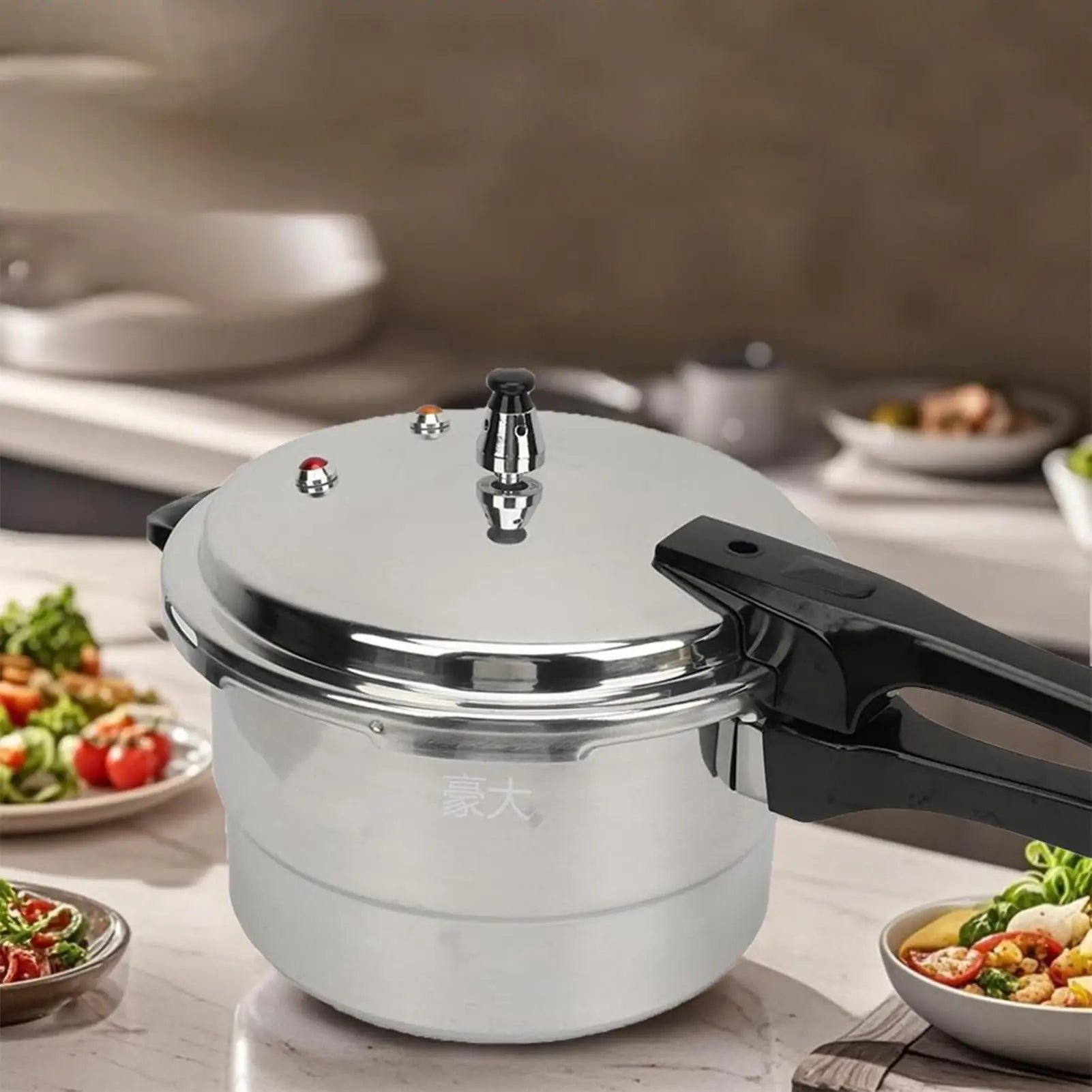 Pressure Cooker Pot 5L Grain Cooker With Steamer Insert Cooking Pot Aluminum Alloy Cookware For Poultry Meat Vegetable Seafood - You Offer