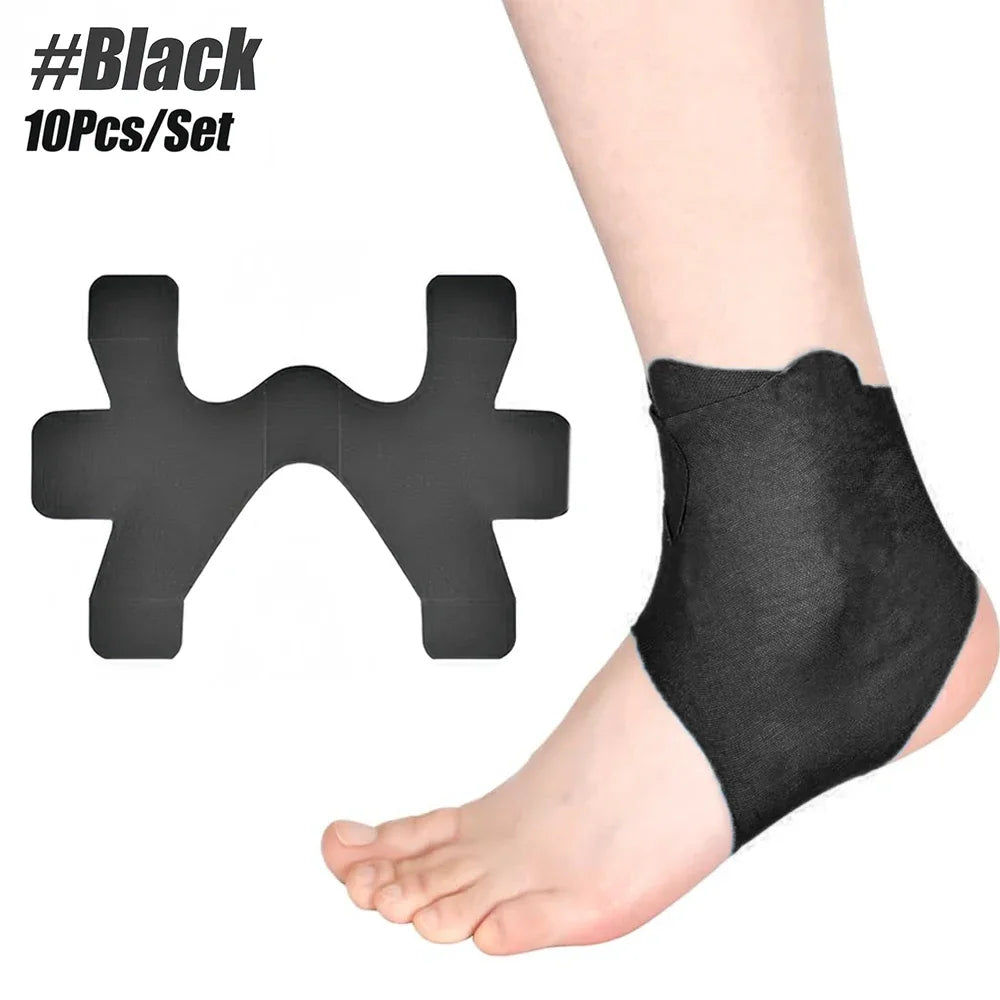 10Pcs Kinesiology Tape for Knees & Ankle, Kinesiology Tape Precut Elastic Kinesiology Athletic Tape for Knee Support and Muscle