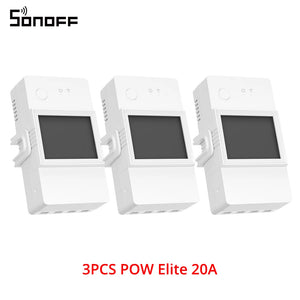 1/5PCS Itead SONOFF POW Elite Smart Wifi Power Switch 16A 20A Wireless Remote Control Switch Monitor Energy Usage via e-WeLink