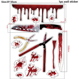 Halloween PVC Inflatable Fake Knife Props Knife Realistic Axe Prank Toy Knife Bloody Knife Halloween Party Gift Cosplay Supplies