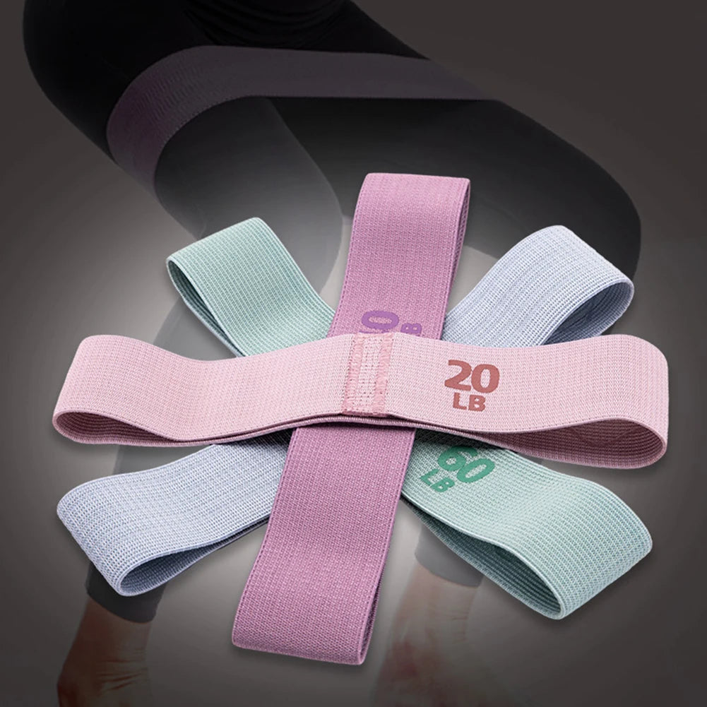 5-1pcs Elastic Workout Bands Anti-Slip Stretch Fitness Strips Portable Glute Thigh Elastic Bands Home Rubber Bands Gym Accessory - You Offer