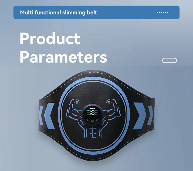 EMS Electric Abdominal Trainer Slimming Belt ABS Muscle Stimulator Fitness Toner Body Shaping Workout Waist Arm Leg Loss Weight