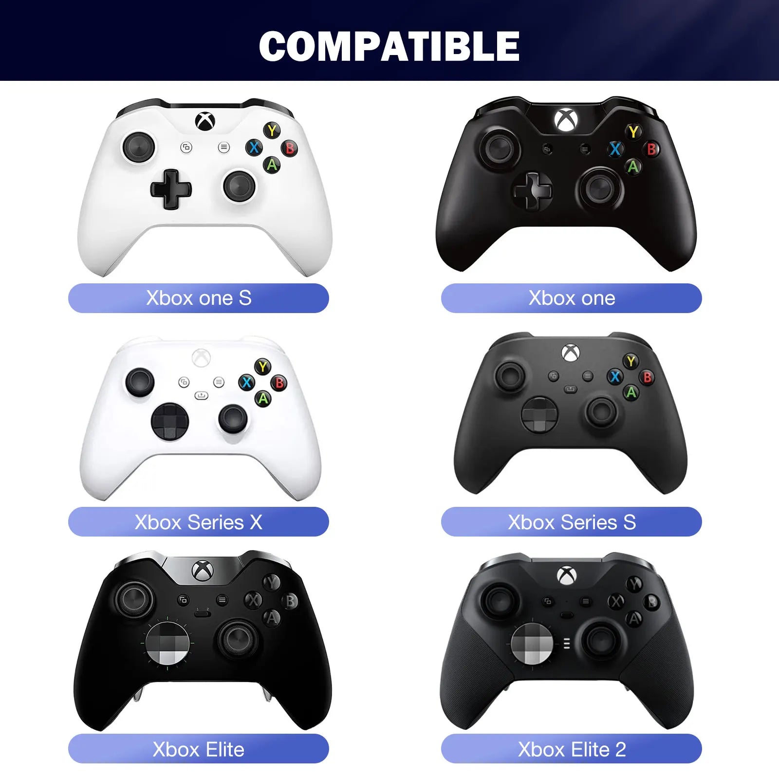 MoKo RGB Backlight Keyboard for Xbox One Controller,Xbox Series X/S,Wireless Chatpad Keypad w/ 2.4G Receiver, Xbox Accessories