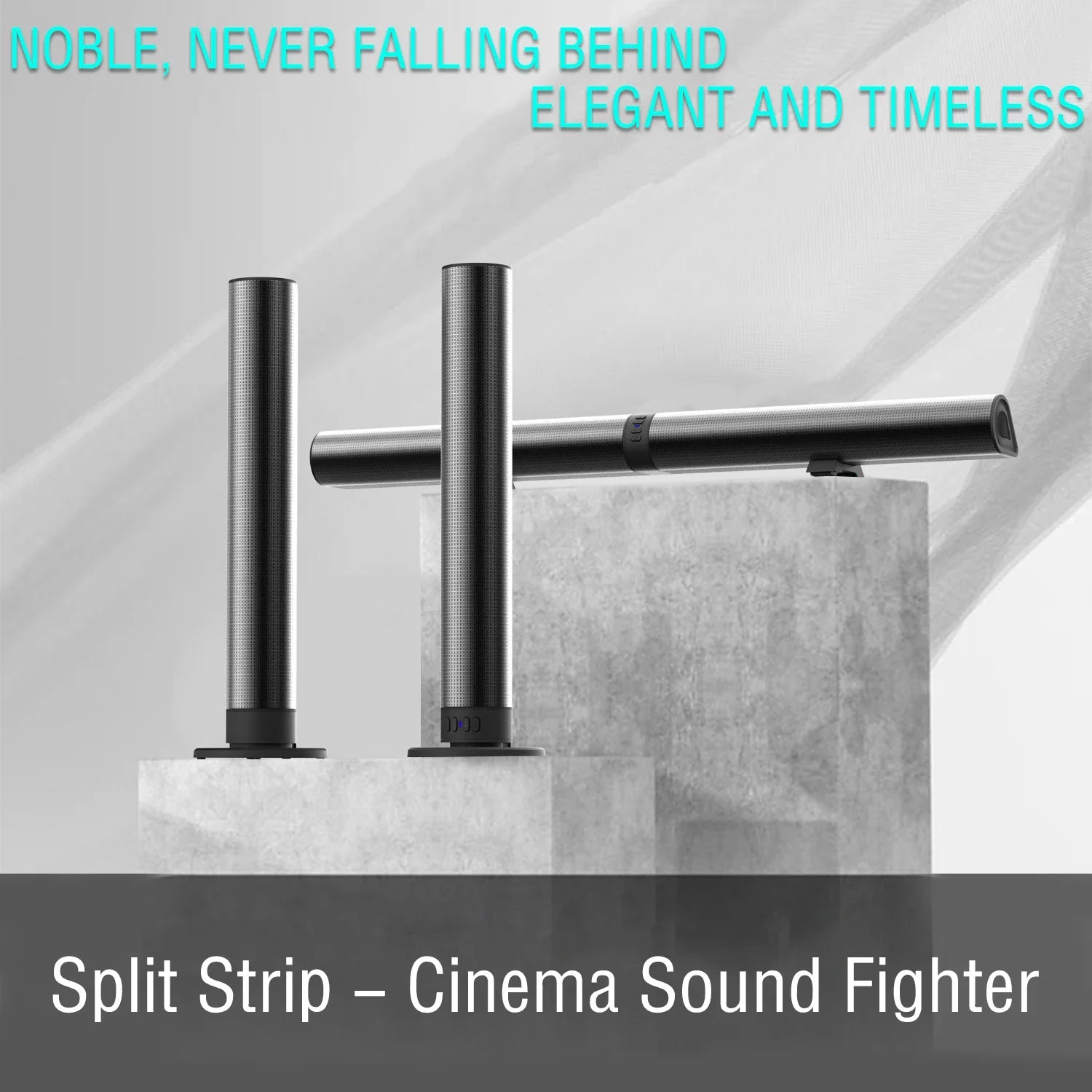 FM Soundbar TV Bluetooth Speakers HDMI/AUX/BT/OPT Connections Soundbars with 2-in-1 Detachable Home Cinema Shengba Sound System