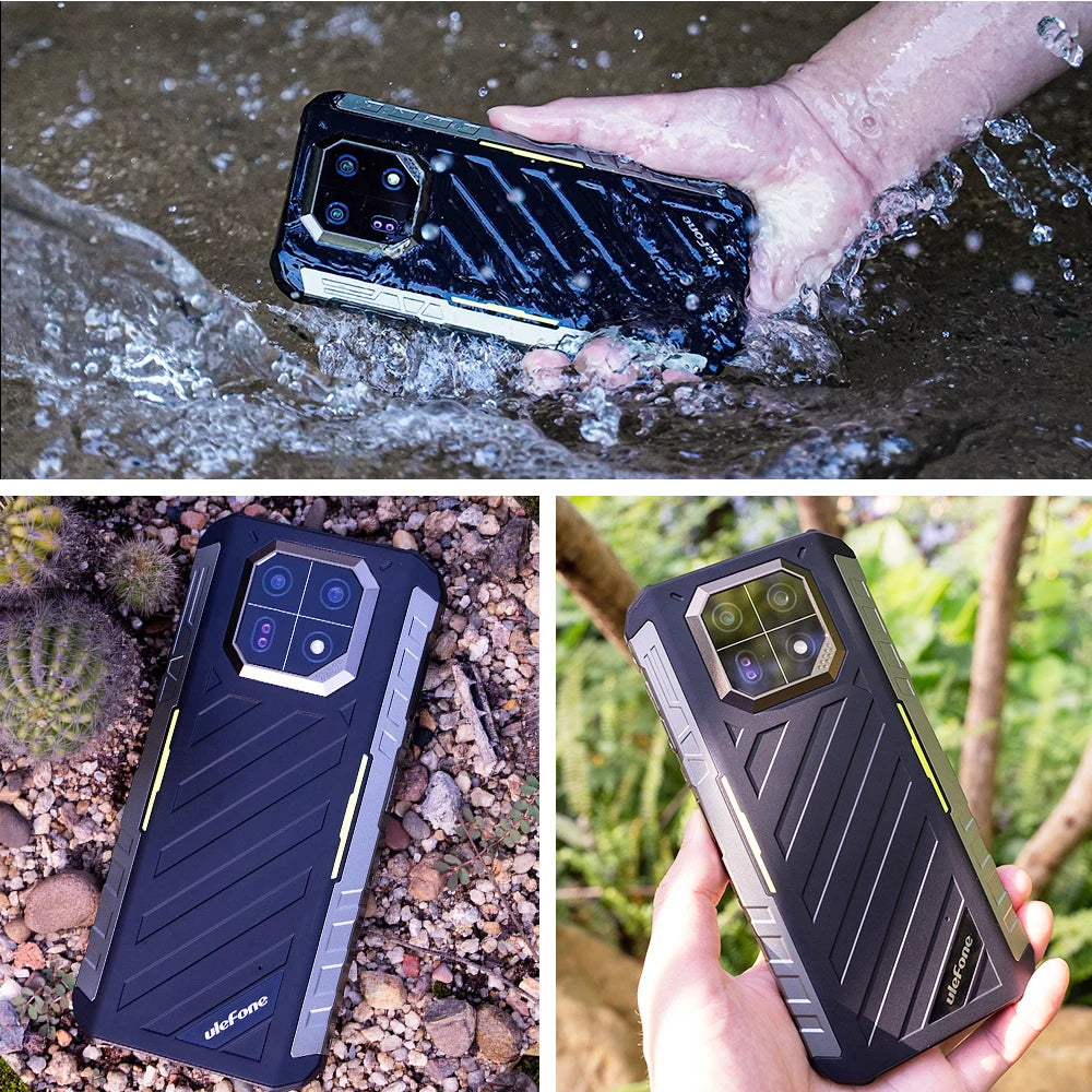 Ulefone Armor 22 Android 14,16GB (8+8GB RAM ),128GB/256GB ROM, 6.58" 120Hz ,6600mAh 33W,NFC,64MP Night Camera, Global Version
