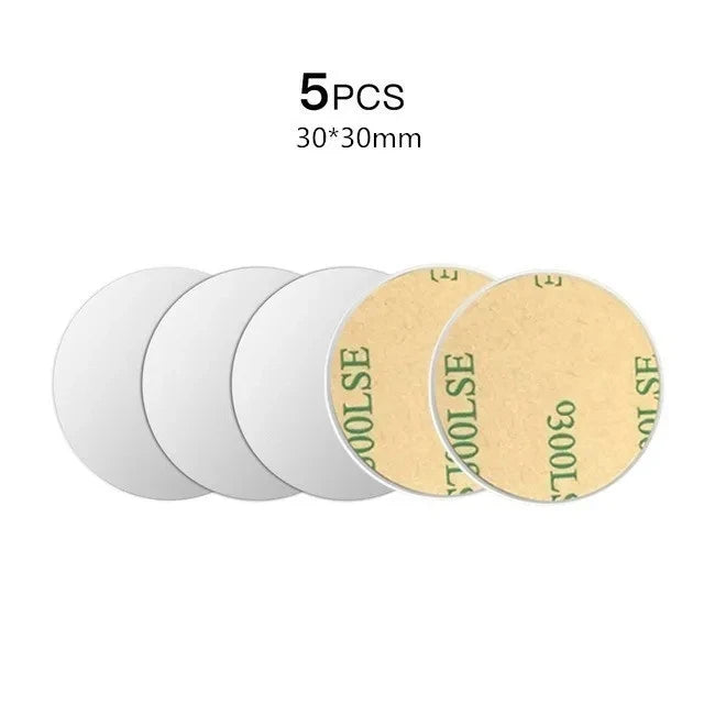 Magnetic Metal Plate For Car Phone Holder Universal Iron Sheet Disk Sticker Mount Mobile Phone Magnet Stand For IPhone Huawei