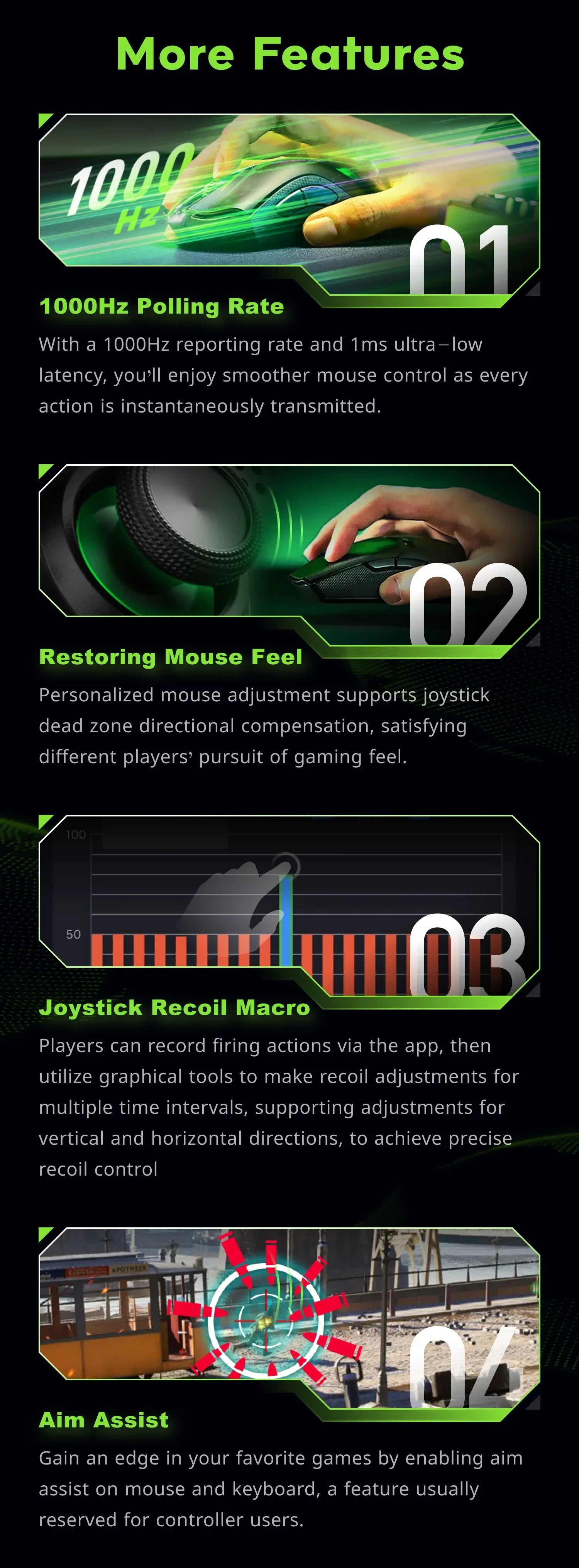 AX200 PC Gaming K&M Converter/Adapter,For Games Consoles Enhanced Gaming Experience Gamer Accessory