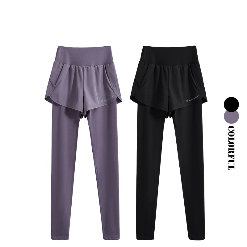 DRUR 2PCS Sports Set Women Seamless Yoga Suit Fitness Shirt High Waist Leggings Sets Female Gym Clothes Sports Outfit Yogawear
