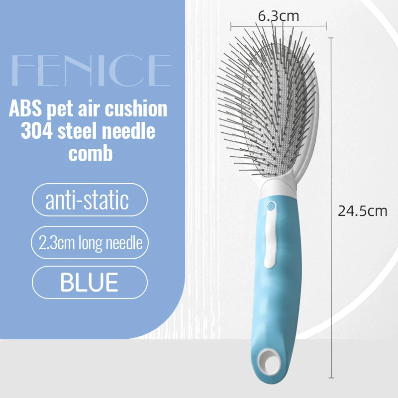 Fenice professional pet grooming comb long-haired cat and dog comb Shih Tzu Yorkshire terrier dog trimming fluffy needle comb
