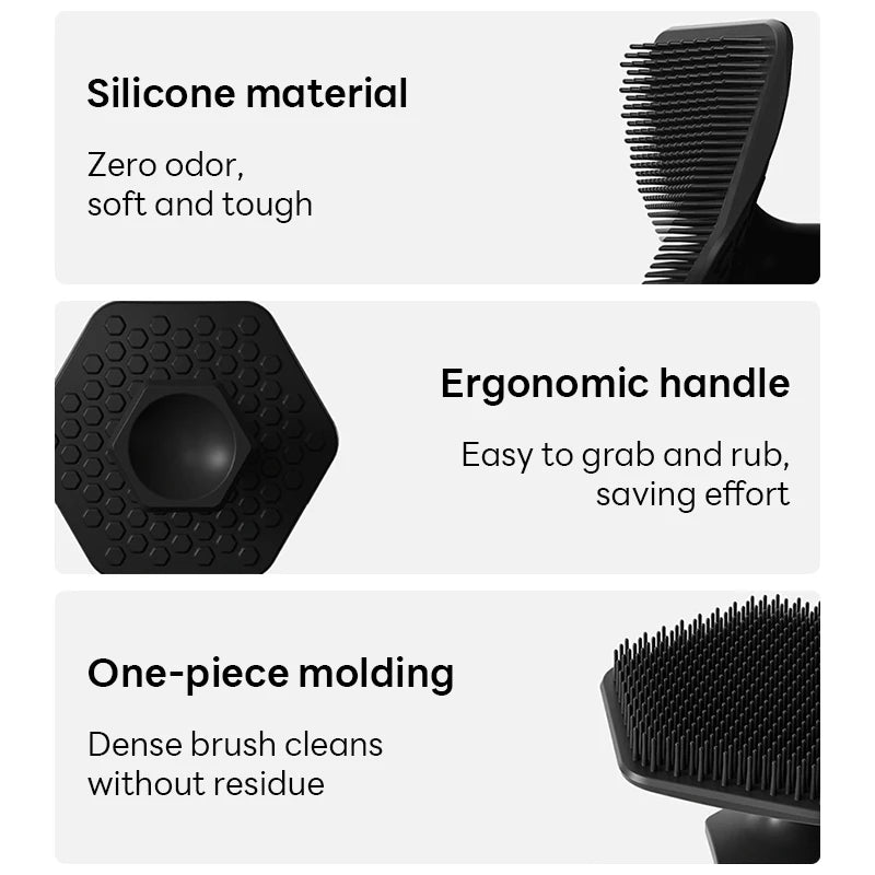 Soft Silicone Face Cleaning Brush Remove Makeup Blackhead Remover Portable Beauty Tools Face Cleansing Brushes Deep Clean Beauty