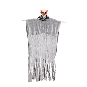 Hanging Halloween SkeletonGhosts Decorations Grim Reapers for Halloween Outdoor Halloween Sound Control Light Up Ghost