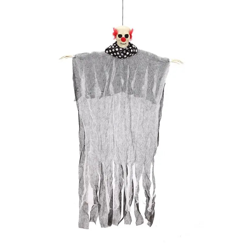 Hanging Halloween SkeletonGhosts Decorations Grim Reapers for Halloween Outdoor Halloween Sound Control Light Up Ghost