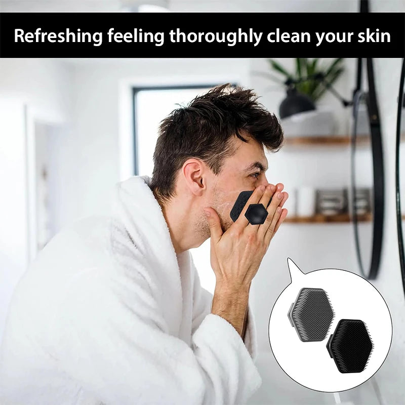 Soft Silicone Face Cleaning Brush Remove Makeup Blackhead Remover Portable Beauty Tools Face Cleansing Brushes Deep Clean Beauty