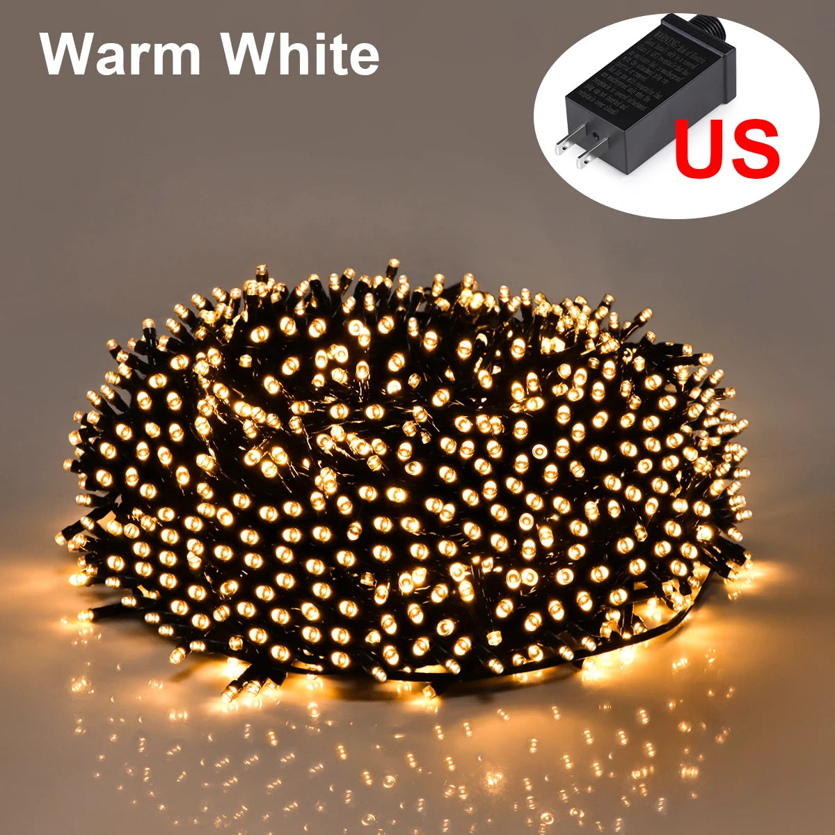 110V 220V LED Christmas Lights Fairy Garland String Light 10M- 100M EU / US Plug For Outdoor Garden Holiday New Year Party Decor