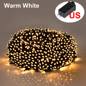 110V 220V LED Christmas Lights Fairy Garland String Light 10M- 100M EU / US Plug For Outdoor Garden Holiday New Year Party Decor