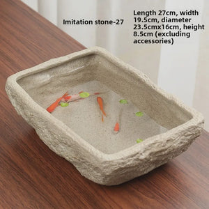 Large Size Cerc Tea Waing Basin Simulated Home Living Room Tea Cup Basin Tea House Coarse Cercs Tea Ceremony Accor...