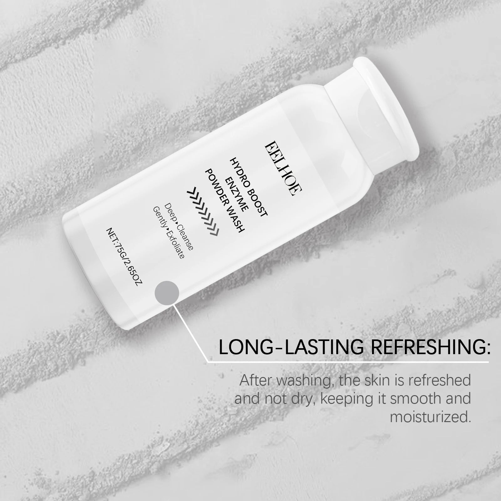 Enzyme Face Powder Wash Skin Oil Control Clean Facial Pores Remove Blackheads Pimples Brighten Skin Tone Long-lasting Freshness