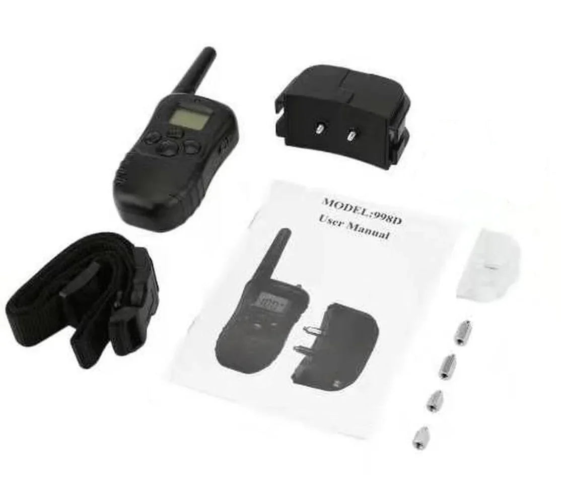Electric Dog Anti Bark Trainer, Pet Stop Barking Training, Adjustable Collar, Remote Control, 300m, No Battery