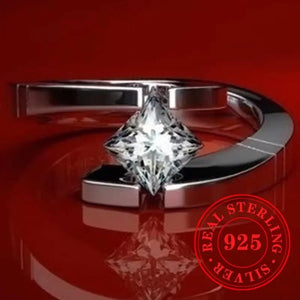 CHAOSHI High End 925 Sterling Silver Thin Rings New Trendy Luxury Temperament Women Fine Jewelry Anniversary Finger Accessories - You Offer