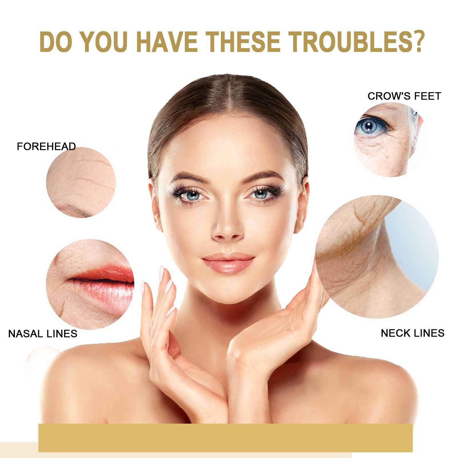 EELHOE Anti-Wrinkle Facial Serum Firming Face Lift Anti Aging Fade Fine Line Moisturizing Skin Nourish Pore Shrinking Serum 30ml
