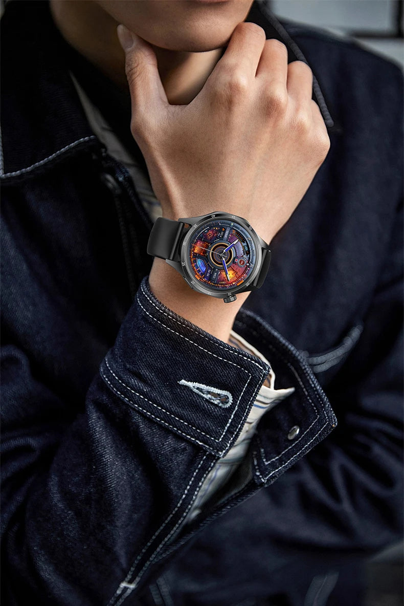 2025 New Men GPS Smart Watch 360 * 360 AMOLED Screen Bluetooth Call NFC Heart Rate Monitoring IP68 Waterproof SmartWatch for Men