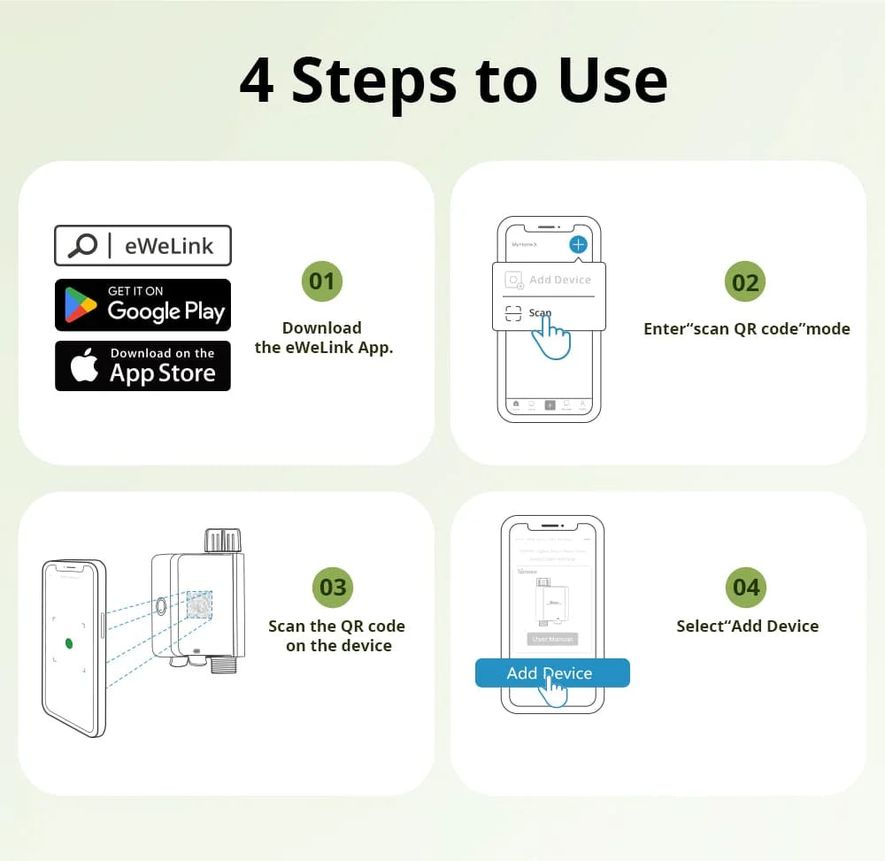 SONOFF SWV Zigbee 3.0 Smart Water Valve IP55  Irrigation System Setting Controller Home Automate Compatible with Alexa Google