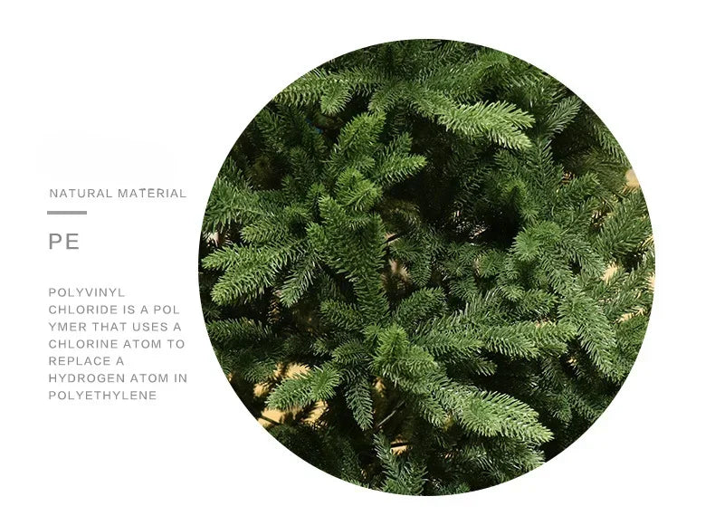Artificial Christmas Tree 100% PE Encryption Material Luxury Large Christmas Tree 1.2m-3m Family Atmosphere Christmas Decoration