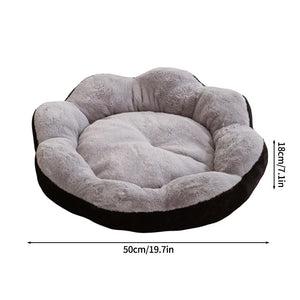 Winter Universal Dog Bed Mat Cute Flower-Shaped Nest Bed for Large Dog Cat Pet Plush Warm House  Pet Dog Accessories